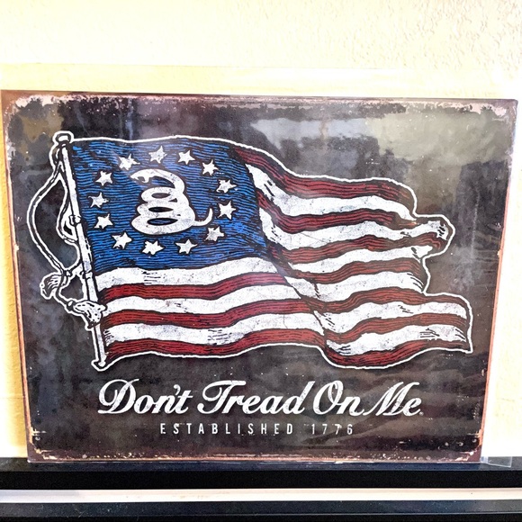 Wall Decor | New Dont Tread On Me Metal Sign | Poshmark